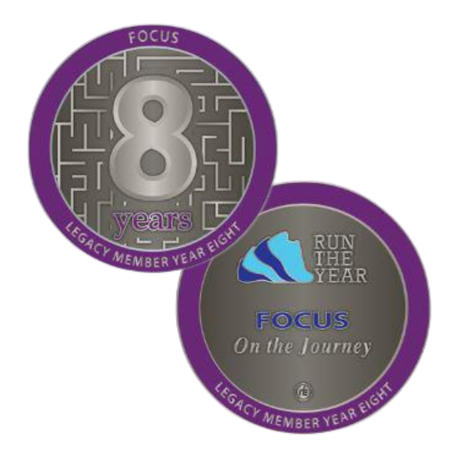Run The Year Legacy Coin Year 8