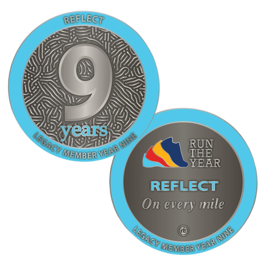 Run The Year Legacy Coin Year 9