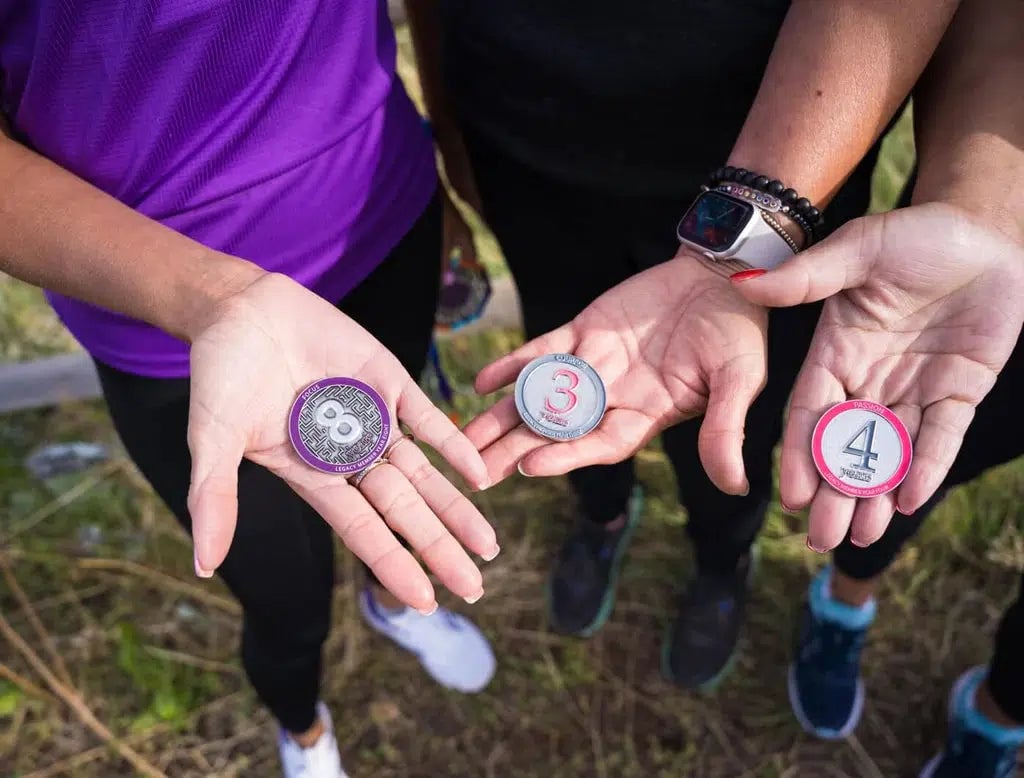Run The Year | Fitness Challenge Coins | Run The Edge 