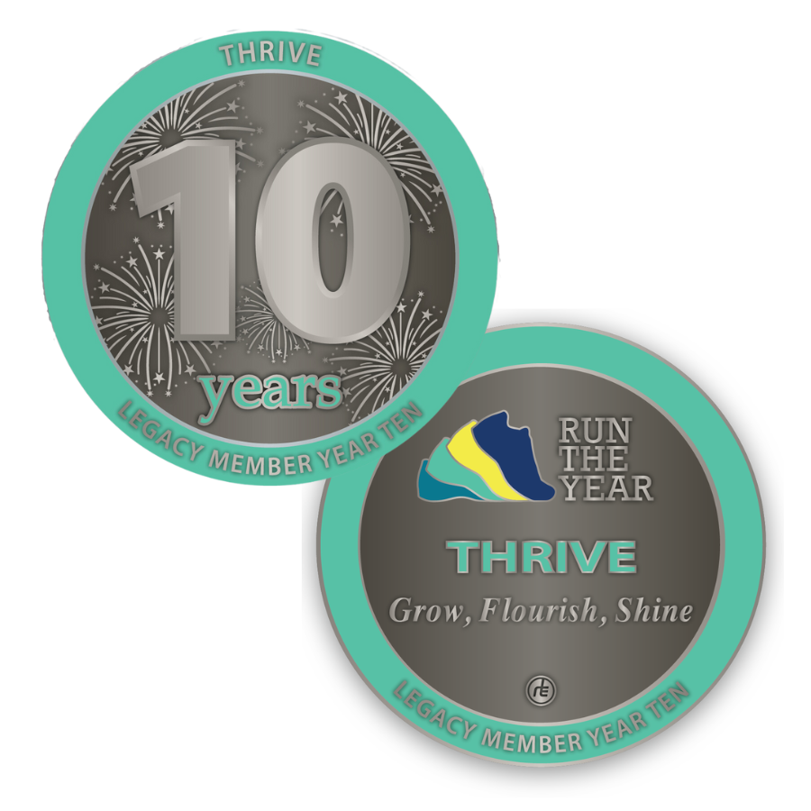 Run The Year Legacy Coin Year 10